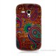 Teknomeg Samsung Galaxy S3 Mini Kapak Kılıf Çiçek Deseni Baskılı Silikon