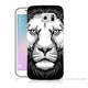 Teknomeg Samsung Galaxy S6 Edge Plus Kapak Kılıf Aslan Baskılı Silikon