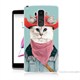 Teknomeg Lg G4 Stylus Kapak Kılıf Çizmeli Kedi Baskılı Silikon