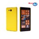 Case 4U Nokia Lumia 820 Sarı Rubber Arka Kapak