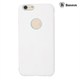 Baseus Thin Case (1mm) iPhone 6 Arka Kapak - Beyaz (Suni Deri)