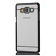 CoverZone Samsung Galaxy A3 Kılıf Şeffaf Kristal Rubber Siyah