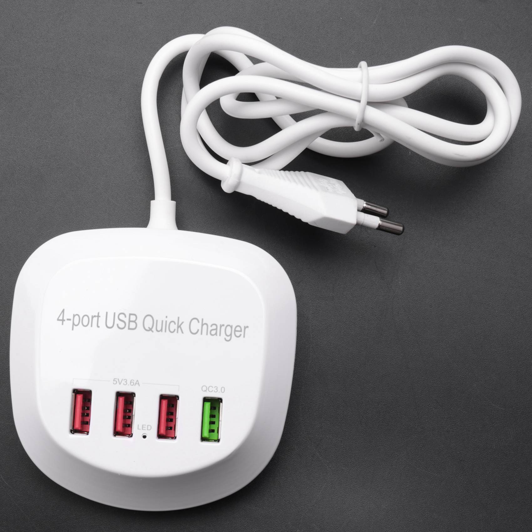 Pakuhit Seyahat Şarj Adaptörü 4 Portlu USB Duvar Şarj Fiyatı