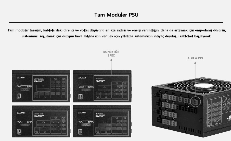 Zalman Zm Ebtii Watttera W Plus Gold Y Ksek Koruma Fiyat