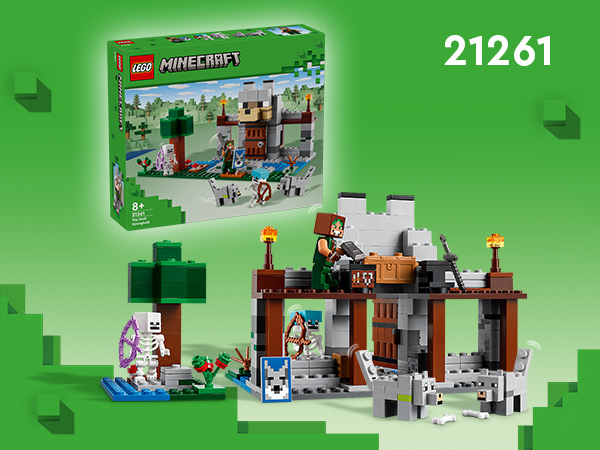 LEGO<sup>®</sup> Minecraft<sup>®</sup> Kurt Kalesi
