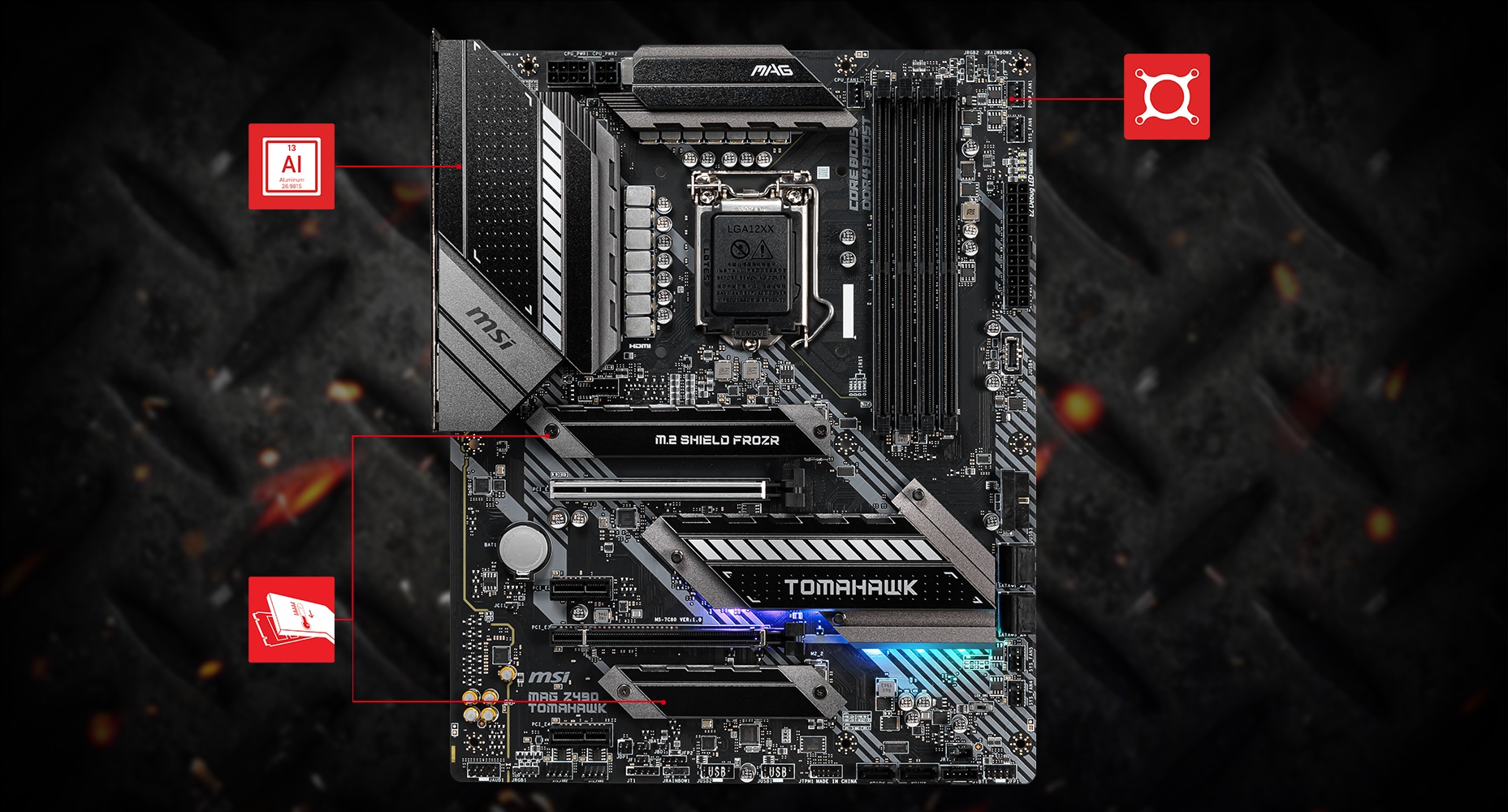 MSI MAG Z490 TOMAHAWK THERMAL overview