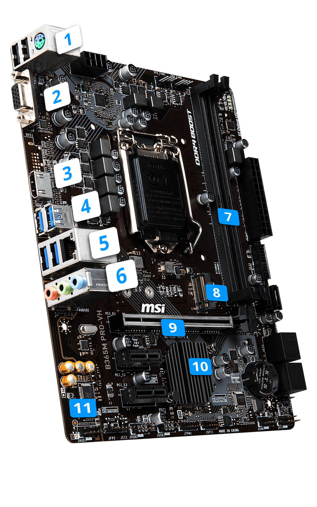 MSI B365M PRO-VH overview
