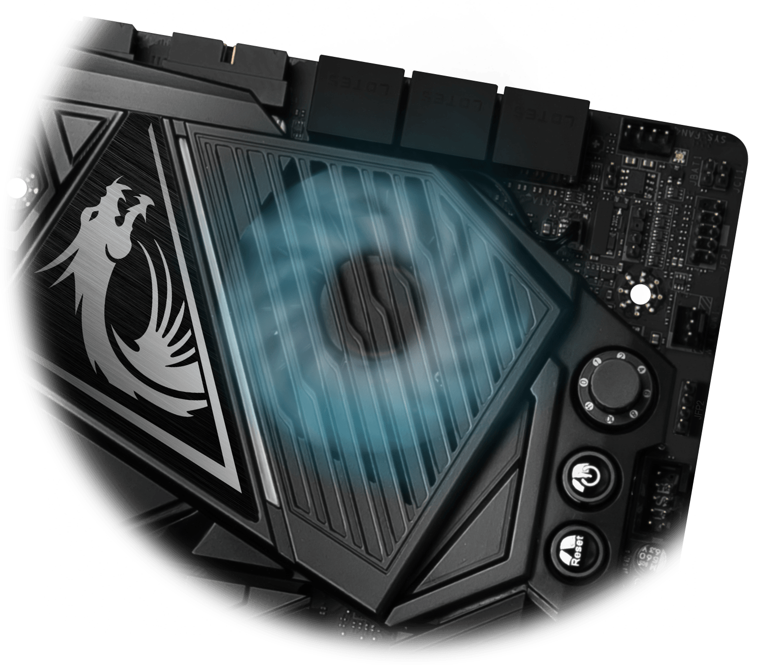 MSI MEG X570 GODLIKE FROZR HEATSINK