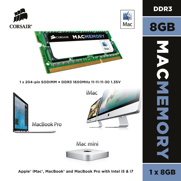 Mac 8GB 1600MHz Sodimm Ram Fiyatı