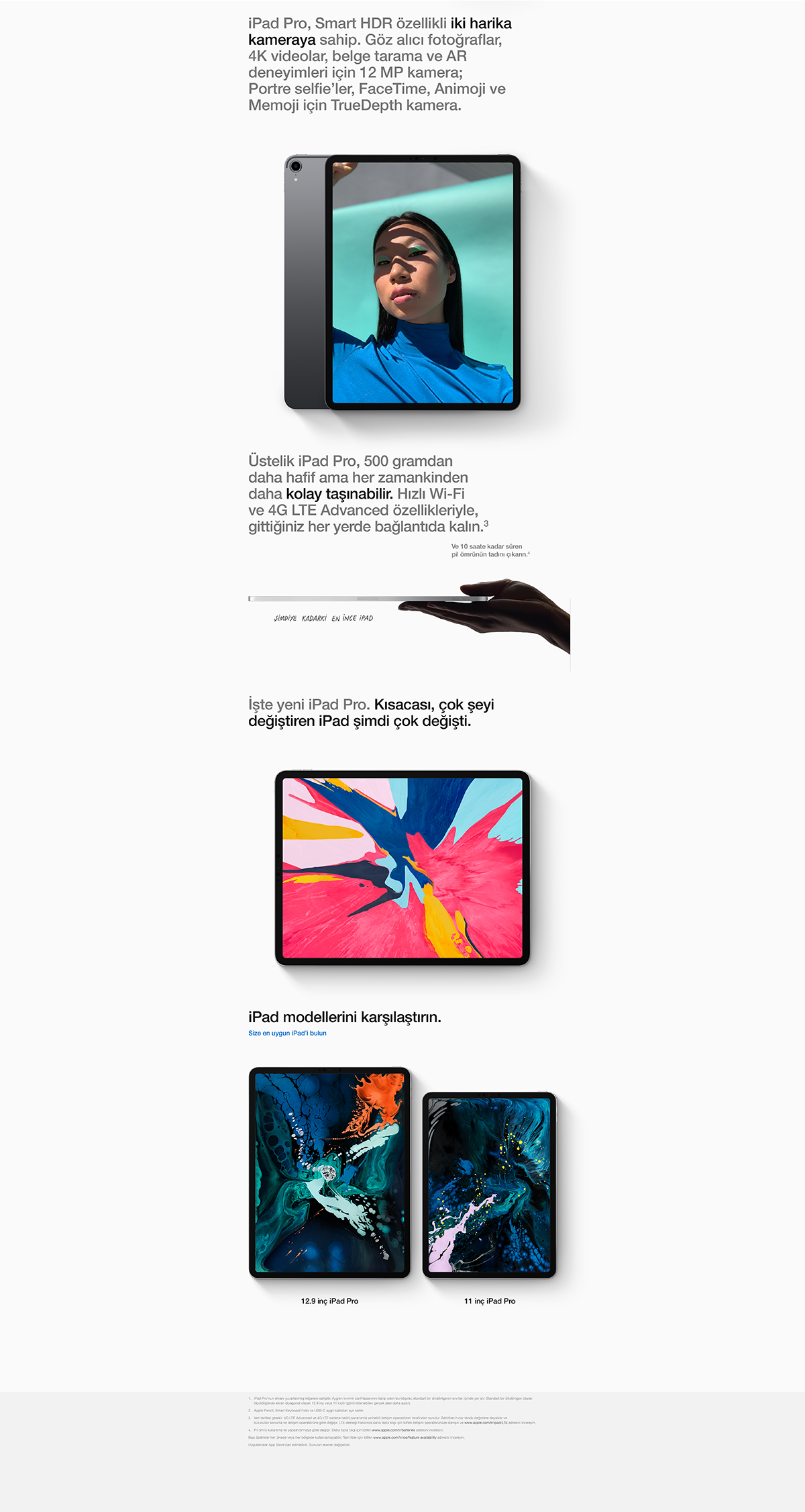 Apple iPad Pro Wi-Fi 256GB 12.9" Tablet - Uzay Grisi Fiyatı