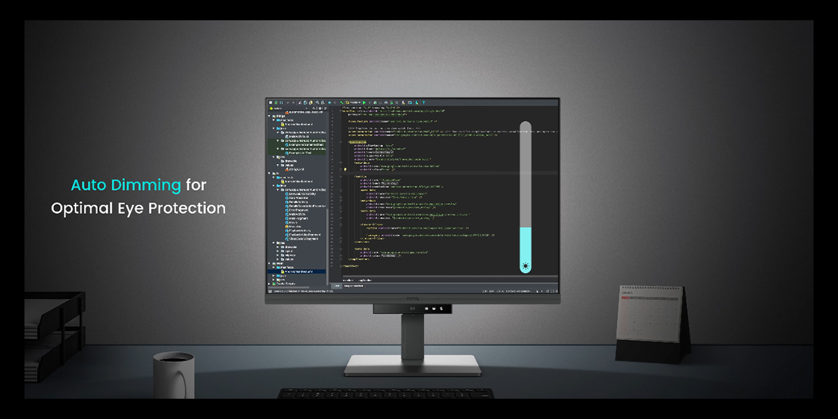 BenQ RD280U MoonHalo arka aydınlatma sistemi