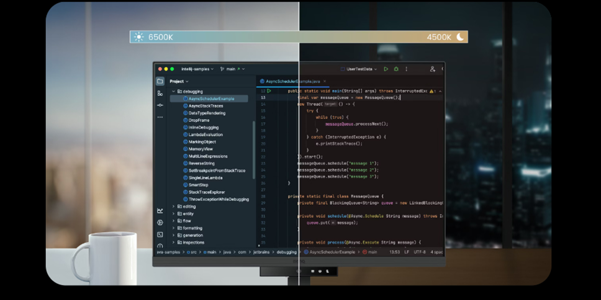 BenQ RD280U akıllı sirkadiyen ekran teknolojisi