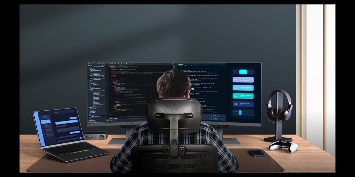 BenQ RD280U ergonomik ayarlanabilir stand