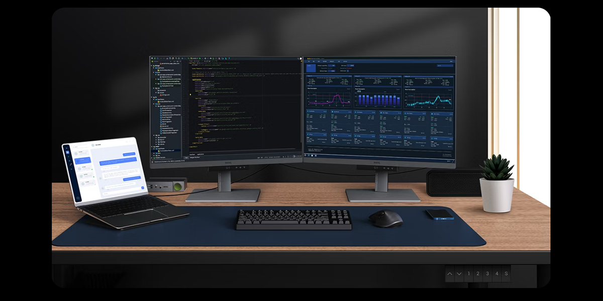 BenQ RD280U USB Type-C Daisy Chain bağlantısı