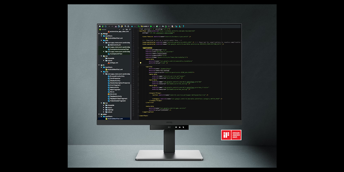 BenQ RD320U programlama monitörü önden görünüm