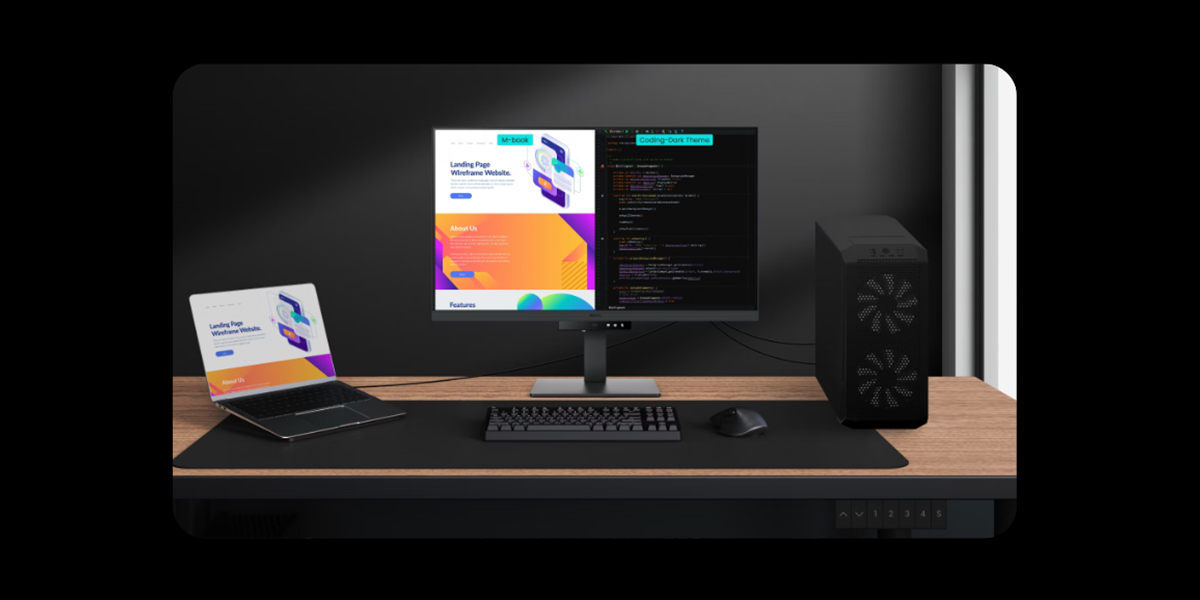 BenQ RD320U PIP PBP ve DualView Plus çoklu görüntüleme