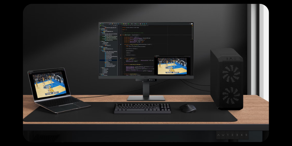 BenQ RD320U PIP ve PBP çoklu görev görünümü