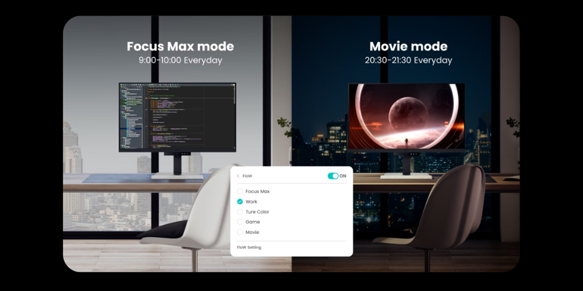 BenQ RD320U FloW özelliği ile uyarlanabilir ekran performansı