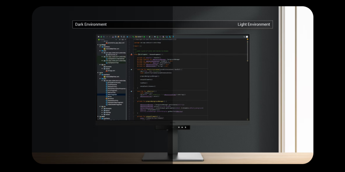 BenQ RD320U Brightness Intelligence Gen2 parlaklık ayarı