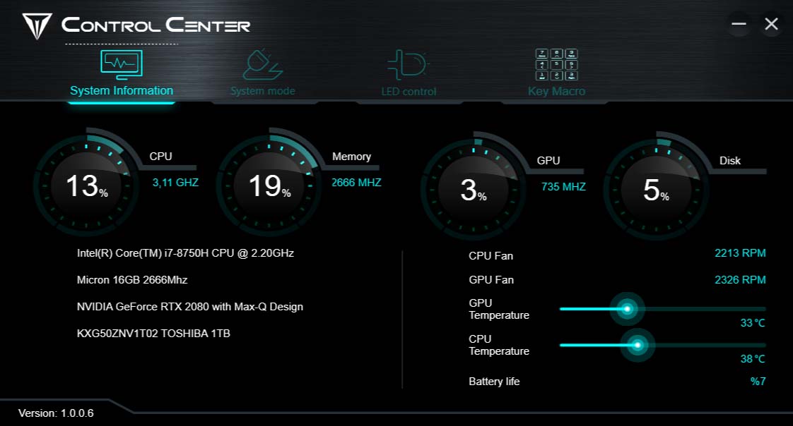 Casper Excalibur G900 8750 B680x Intel Core I7 8750h 16gb Fiyati