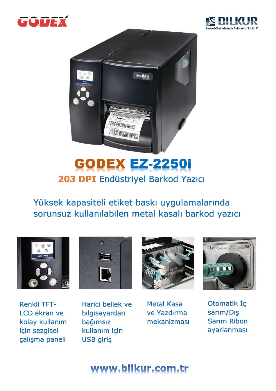 Принтер godex ez 2250i калибровка