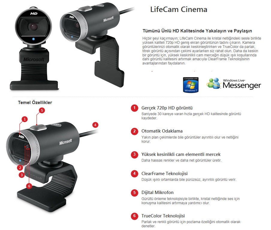 Microsoft lifecam cinema