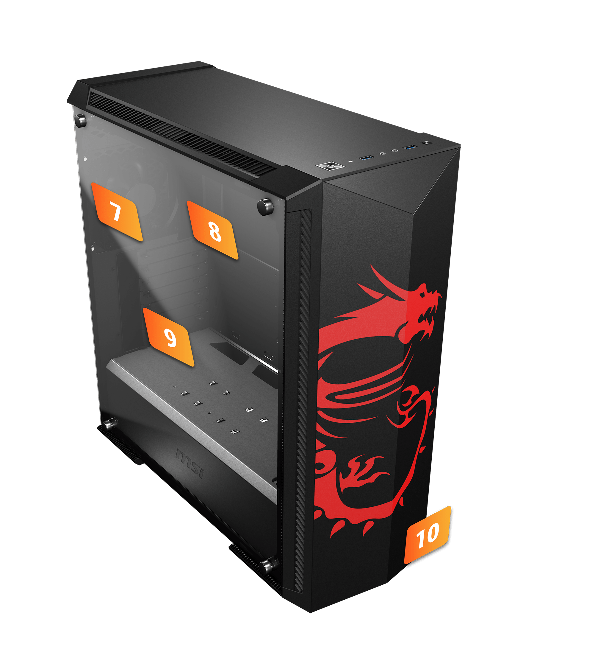 MSI MPG GUNGNIR 100D CASE Overview