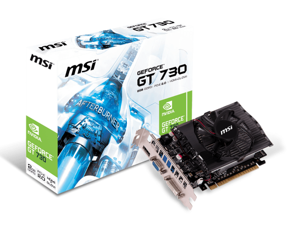  MSI GeForce GT 730 Fermi DDR3 128-bit 2GB DirectX 12 (N730  2GD3V3) : Electronics