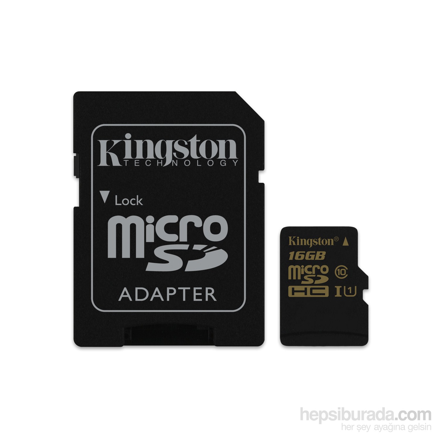 Kingston 16GB MicroSDHC Class 10 UHS-I Hafıza Kartı SDCA10/16GB