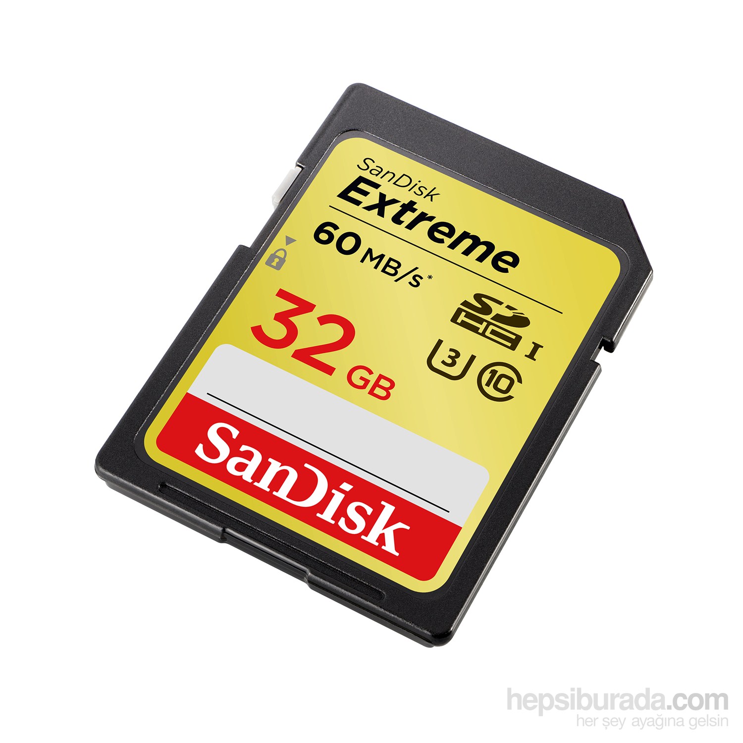 Sandisk Extreme SDHC Card 32GB 60MB/s Class 10 UHS-I Hafıza Kartı SDSDXN-032G-G46