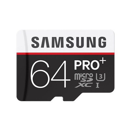 Samsung 64GB MicroSD Pro Plus Class10 95mb/sn Hafıza Kartı + SD Adaptör MB-MD64DA/EU