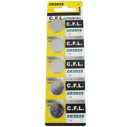 CFL CR2025 Lityum Para Pil 5 li Blister