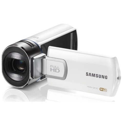 Samsung HMX-QF30//XTR  20x Optik 2.7"LCD HD Video Kamera Beyaz
