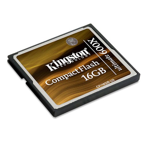 Kingston 16GB CompactFlash 600X Ultimate Hafıza Kartı CF/16GB-U3