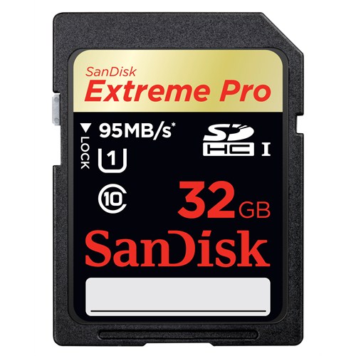 Sandisk Extreme Pro SDHC 32GB - 95MB/s Class 10 UHS-I Hafıza Kartı SDSDXPA-032G-X46