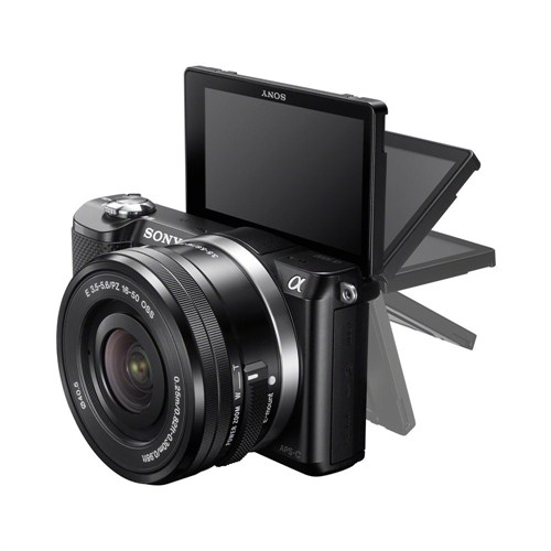 Sony A5000 16-50mm Objektif 20.1 Mp 3" Hareketli Ekran Wi-fi  NFS Aynasız SLR Dijital Fotoğraf Makinesi