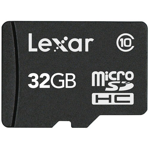 Lexar 32GB microSDHC with Adapter Class 10  LSDMI32GABEU