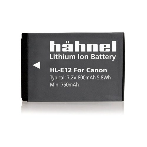 Hahnel HL-E12 Canon LP-E12 Dijital Kamera Pili