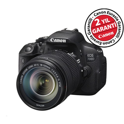 Canon Eos 700D 18-135 IS STM DSLR  Fotoğraf Makinesi
