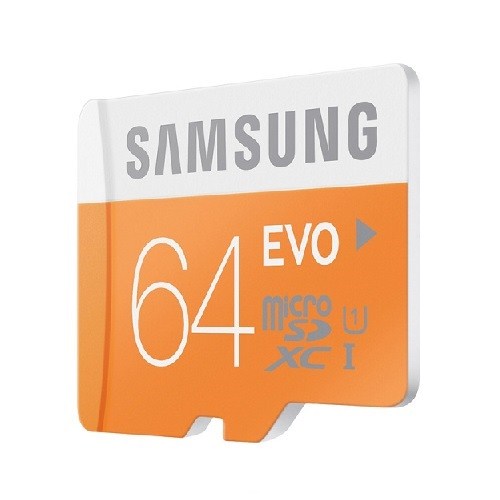 Samsung 64GB MicroSD Evo Class10 48mb/sn Hafıza Kartı + SD Adaptör MB-MP64DA/TR