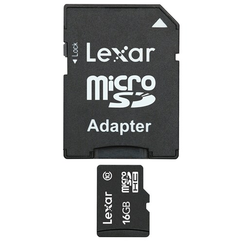 Lexar 16GB Class 10 microSDHC + SD Adapter Hafıza Kartı (LSDMI16GABEUC10A)