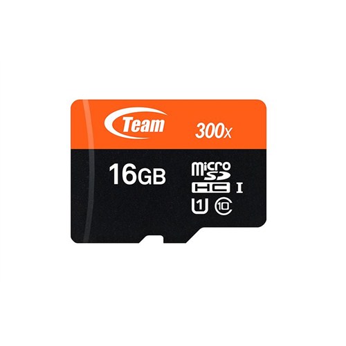 Team 16GB Micro SDHC UHS-I 45 MB/Sn Hafıza Kartı + SD Adaptör (TMMSD16GCUHS)