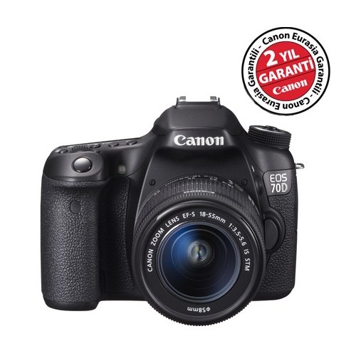 Canon Eos 70D 18-55 IS STM Kit DSLR Fotoğraf Makinesi