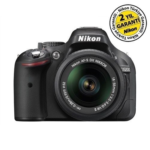 Nikon D5200 18-55 VR II KIT Profesyonel Fotoğraf Makinesi