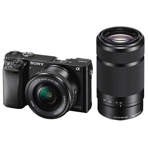 Sony A6000 16-50Mm + 55-210Mm Lensli Fotoğraf Makinesi