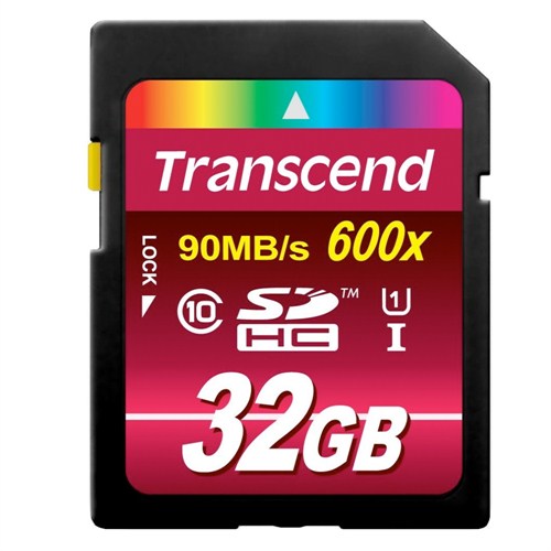 Transcend 32GB UHS-I SDHC 600x Class 10 Hafıza Kartı