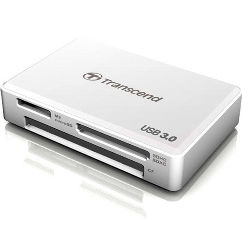 Transcend TS-RDF8K USB 3.0 Çoklu Kart Okuyucu Beyaz