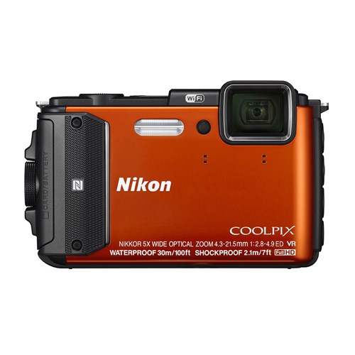 Nikon Coolpix AW130 Sualtı Dijital Fotoğraf Makinesi Turuncu