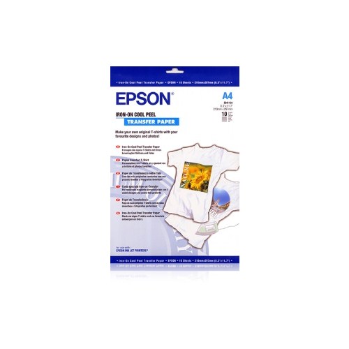Epson Iron-on Cool Peel Transfer Kağıdı 10 Sayfa A4 C13S041154