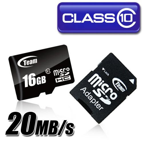 Team 16GB Class 10 Ultra MicroSD Hafıza Kartı + SD Adaptör (TMMSD16GC10)